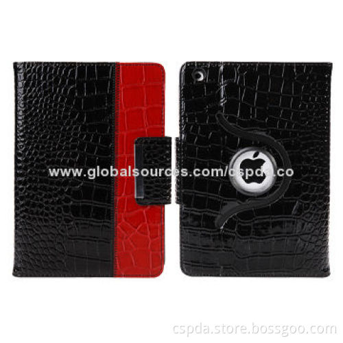 360 Degrees Rotation PU Leather Keyboard Stand Cases for iPad Air with Detachable Bluetooth Function